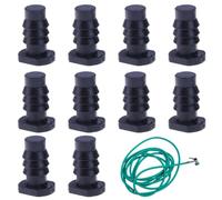 10pcs Water Hose End Caps for Garden Plumbing, Multiple Purposes