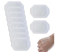 10Pcs Waterproof Dressings for Wounds Transparent Self Adhesive Waterproof Dressings Wounds Prevent Bacterial Growth Breathable Film Dressing for Medical Wound Tattoo Aftercare(10cmx12cm)