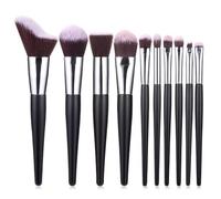 10PCS Wave Type Makeup Brush Set, Powder Powder Blusher Eye Shadow Brush, Multi-function Makeup Tools (10 sets of brushes)