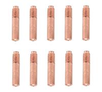 10Pcs Welding Contact Tips, MIG Copper Welder Contact Tip, Industrial Welding Gun Accessory, Conductive Nozzles for Threads MIG Welder Gun