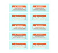 10pcs Welding Helmet Clear Lens Cover Replacement Protective Plate 110x50mm PC Fireproof Anti-Spark for Arc, MIG, TIG & Plasma Cutting