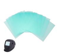 10PCS Welding Protective Lens, 138 X 122mm Outside Replacement Helmet Clear Lens Covers, Welding Helmet Lens Transparent Protective Plate Spare Lens for Industrial Supplies