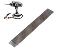 10PCS Welding Rod, Carbon Steel Stick Carbon Steel Electrode Iron Welding Rod Soldering Rods for Portable Electric Welder for Galvanized Sheet Metal, Auto Bodies