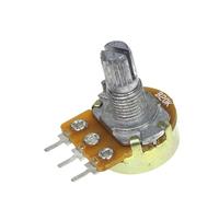 10PCS WH148 Linear Potentiometer 15mm Shaft With Nuts And Washers 3pin WH148 B1K B2K B5K B10K B20K B50K B100K B250K B500K B1M(100K Ohm)