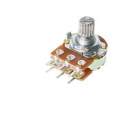10PCS WH148 Linear Potentiometer 15mm Shaft with Nuts and Washers 6pin Potentiometers B1K B2K B5K B10K B20K B50K B100K B500K B1M(5K Ohm)