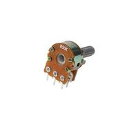 10PCS WH148 Potentiometer B1K B2K B5K B10K B20K B50K B100K B500K Linear Potentiometers 6Pin 20mm Shaft with Nuts and Washers Kit(10K Ohm)