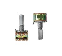 10PCS WH148 Potentiometer B50K B1K B2K B5K B10K B20K B100K B500K B1M 20mm Shaft with Nuts and Washers 6Pin Linear Potentiometers(50K Ohm)