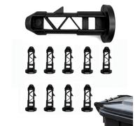 10PCS Wheelie Bin Lid Hinge Pins, 70×31mm Durable Dustbin Cover Plug Buckle | Universal Fit Plastic Replacement Plugs for Household and Commercial Wheelie Trash Bins