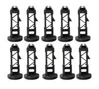 10Pcs Wheelie Bin Lid Hinge Pins Easy Installation with Durable Fasteners Wheelie Hinge Pin for Household and Outdoor Garbage Bin