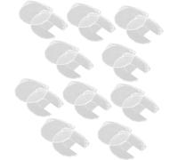 10pcs White Acrylic CD Case, Disc Storage Case, Gaming Disk Organizer Disc Case, Replacement Game Disc Holder Case