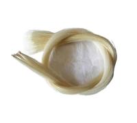 10pcs White Bow Hair 80cm Violin Viola Cello Bass | 10 white strands,80cm,stallion hair,strong grip for violin viola cello bass
