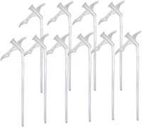 10Pcs White Expanding Foam Nozzles Spray Foam Replacement Tube for DIY Spraying, Attractive Use Safety Small in Size and Light in Weight,Urethane Adhesives (As Shown)