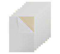 10PCS White Felt Sheet,A4 Felt Fabric Self Adhesive Felt Sheets,for DIY,Crafting,Sewing