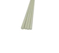 10Pcs White Fiberglass Rod 4.0x500mm Solid High Elasticity FRP Rod for RC Airplane Model Accessory 1.5x500mm