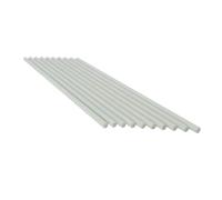 10pcs White Fiberglass Rods - 500mm Length, Flexible Insulation Rods with Various Diameters(2.8mm)