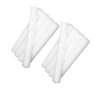 10pcs White Floral Foam Cylinder for Craft Flower Arrangements 40cm | Paintable Polystyrene Surface, Lightweight Handling, Event Decoration Setup, Wreath Frames and Centerpieces