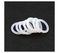 10Pcs White Food Grade Silicone O Ring Gasket - Waterproof VMQ O Rings for Various Applications (5mm OD, 15mm to 155mm)(OD 42MM ID 32MM_CS 5MM)