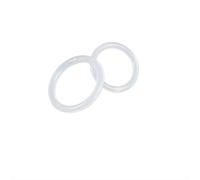 10Pcs White Food Grade Silicone Ring Gasket CS 2.4mm OD 6~60mm Waterproof Washer Rubber VMQ Ring O-Ring Silicone Ring Seal(OD 45MM ID 40.2MM_CS 2.4MM)