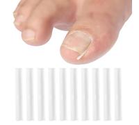 10Pcs White Ingrown Toenail Correction Strips Brace Kit, Nail Tools,Ingrown Toenail Corrector,Toenails Thick Pedicure Tool Toenail Straightener Strip for Men Women Foot Care Tool and Accessories