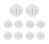 10pcs White Plastic Wire Cube Connector for Bookshelves and Shelving | Insert Groove Design, Multiple Slots, Indoor Use, Flexible Assembly, Easy Cleaning, Shoe Rack inside Wardrobe
