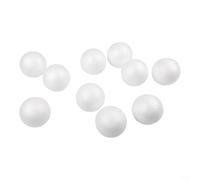10pcs White Polystyrene Foam Balls for Crafts | Spheres 50mm-100mm Round Solid Modeling Forms for DIY Wedding Christmas Tree Decorations and School Projects(7cm)