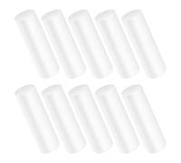 10pcs White Polystyrene Foam Cylinders, Paintable Ornaments | Smooth Surface, Easy to Paint, Quick Stem Insertion, for Wreath Making, Weddings and Floral Displays