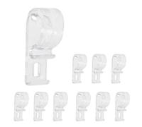 10pcs White Pom Roller Blind Cord Hooks for Curtains and Blinds