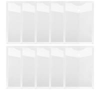10pcs White Pp Document Storage Bags for Mobile Phone and Papers