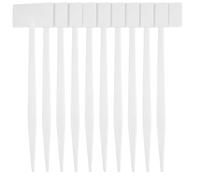 10pcs White Pp Garden Tags for Plants and Potted Plants, DIY Blank