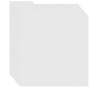 10pcs White Pp Vinyl Record Index Dividers 10 Tabs for Organization
