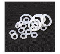 10pcs White Silicone O Ring Gasket CS 4mm OD 15~75mm Food Grade Rubber Insulate Round O Shape Seal o-ring silicone rings(OD 24mm ID 16mm)