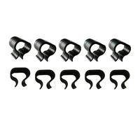 10pcs Wicker Furniture Clips, Black Plastic Sectional Sofa Fasteners Rattan | Garden Furniture Clips, Large Outdoor Clamps for Modular Seating, Tool-Free Fitting, Sturdy Support