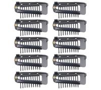 10Pcs Wig Clips,Women Hijab Pins U Snap Pin Safety Dupatta Clip Accessories,Fashion Hair Comb Curly Holder Curls Dreadlocks Clamps Metal U-Shape Hijabs Hairclip,for Chunni Clips Blonde Styling (Black)