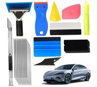 10Pcs Window Tint Kit Window Tint Tools Include Multiple Squeegees Scrapers for Tinting Film Applications Car Film Tools