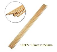 10PCS Wire Brazing for Easy Melt Welding Rods Low 1.6mm X 250mm Brass