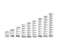 10Pcs Wire Dia 0.6/0.7/0.8mm 304 Stainless Steel Compression Spring OD 5mm-50mm(0.8 x 9 x 50mm)