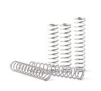 10pcs Wire Diameter 0.2mm Stainles Steel Small Compression Spring OD 2mm/2.5mm/3mm/4mm Length 5-50mm 10Pcs(45mm,2.5MM_0.2MM)