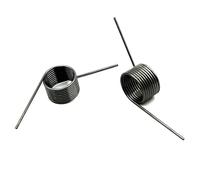 10Pcs Wire Diameter 0.3mm Angle 180/120/90/60 Degrees Torsion V-Shaped Spring Single Button Spiral Spring,10Pcs,0.3mm*3.0mm*1.8mm*6laps*90 Degrees