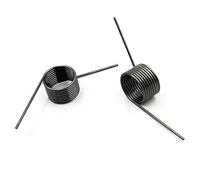 10pcs Wire Diameter 0.5mm V-shaped Torsion Small Spring 60/90 Degree 3/6/9 Laps Right Torsion Spring Metal Spring(0.5mm(60)/4.5mm(9 laps ),4.5mm)