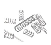 10Pcs Wire Diameter 0.6mm SUS304 Stainless Steel Compression Spring OD 3mm ~ 7mm Free Length 5mm ~ 50mm(5mm,7mm)