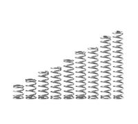 10Pcs Wire Diameter 0.7mm 304 Stainless Steel Micro Small Compression Spring OD 4mm/5mm/6mm/7mm(40mm,4mm)
