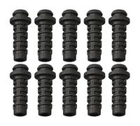 10pcs Wire Protection Boots for Cable Gland Connectors, Rubber Strain Relief for Power Tools (3mm - black)