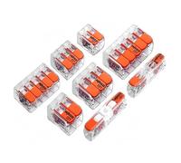 10pcs Wiring Terminal 221-412 221-413 221-415 221-612 221-613 221-615 221-2411(221-413)