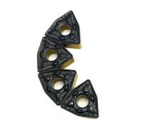 10pcs WNMG060404 Pm 4225 Cylindrical Carbide Tool Lathe Alloy Insert Turning WNMG060408 Cutting(WNMG 060408-PM 4225)