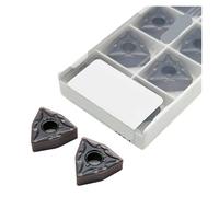 10PCS WNMG080404 WNMG080408 MA MS VP25 OD WNMG Carbide Turning Tool Lathe for Stainless Steel(WNMG080408-MS VP25)