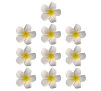 10Pcs Women Hawaiian Flower Hair Clip Fashion Plumeria Foam Flower Hair Pins