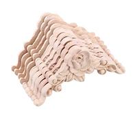 10PCS Wood Carved Decal Applique Decorate Wooden Cabinet Decorative Crafts