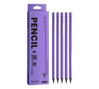 10PCS Wood Pencil Ergonomic Hexagonal Grip Pencils Drawing Pencils for School Art Sketching Writing Drafting Drawing Hexagonal Black Wood for Kids