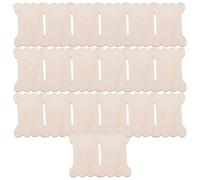 10Pcs Wood Thread Bobbins Embroidery Thread Bobbin Sewing Thread Storage Holder