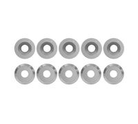 10pcs Wood Turning Chisels Carbide Cutter 16mm Diameters Round Tungsten Carbide Insert Replacement Cutters for Woodworking Lathe Turning Finisher